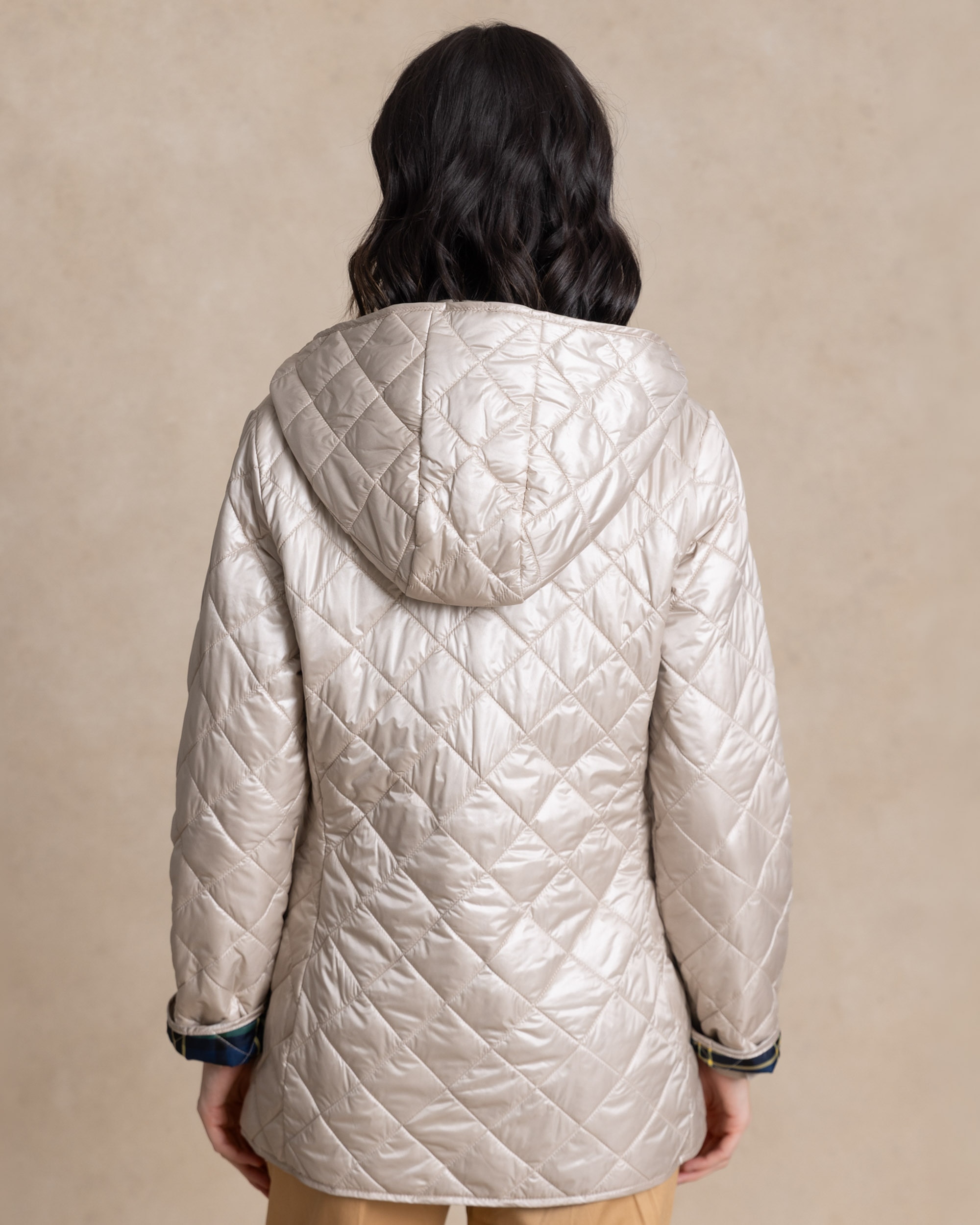 Chaqueta corta de mujer tipo husky - Henry Arroway - Champagne Champagne-2