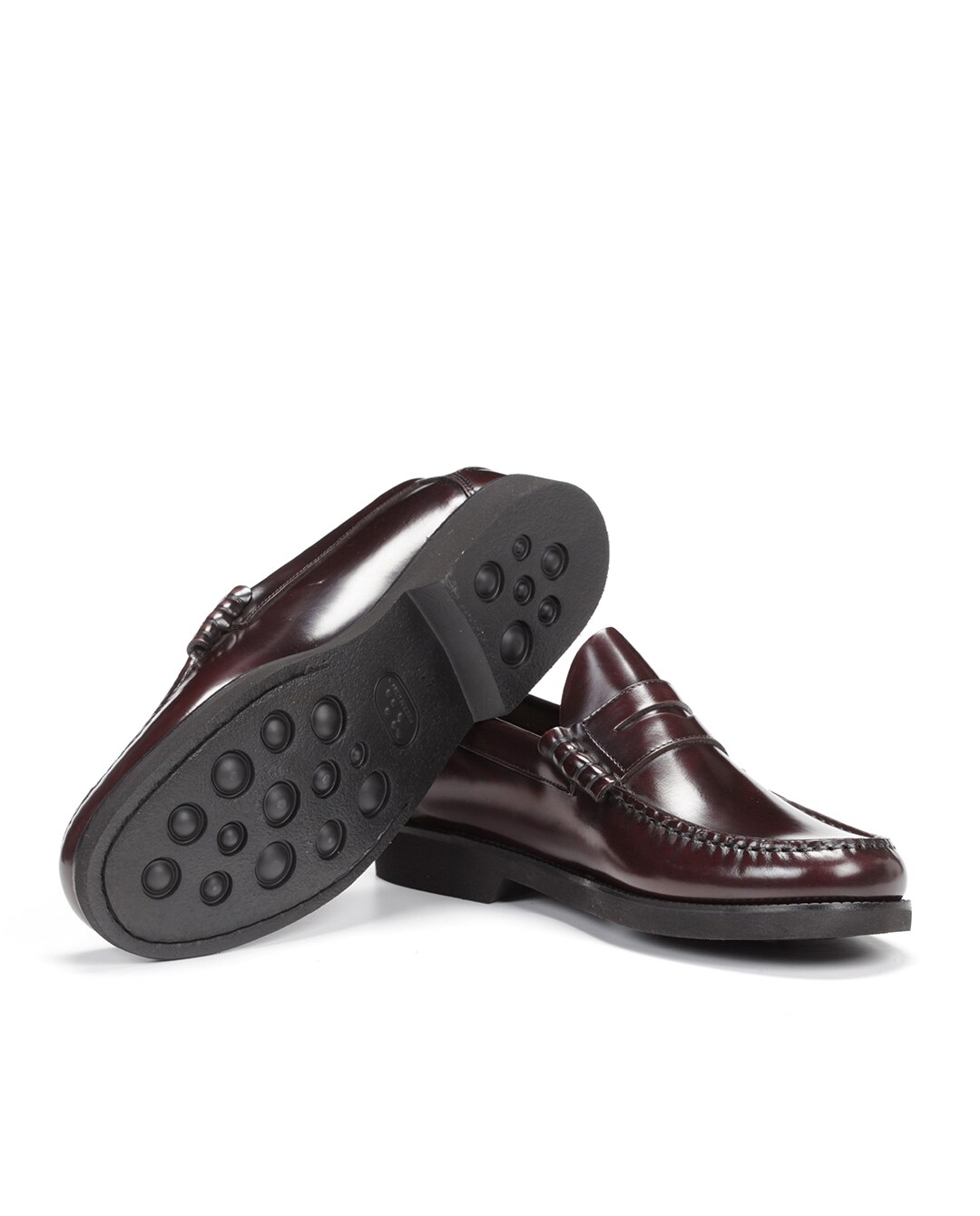 Mocasines de hombre fabricados en piel - Fluchos - Rojo / Negro Rojo / Negro-4