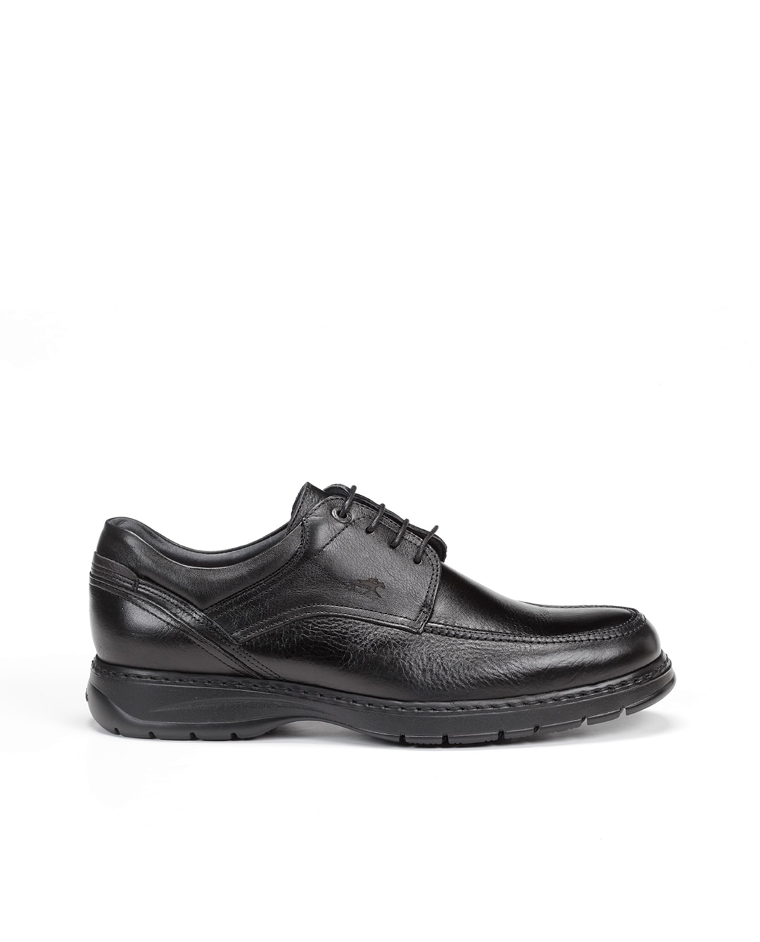 Fluchos - Mocasines de hombre de piel en color negro.