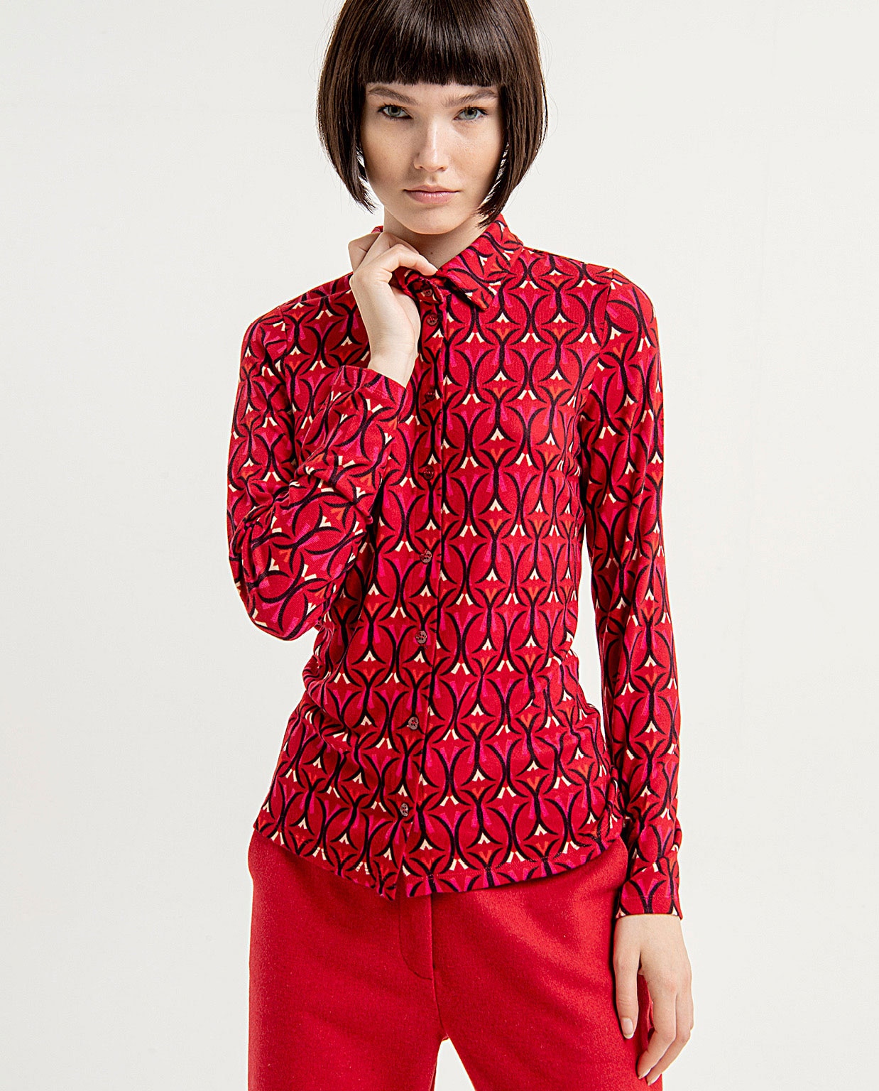 Blusas rojas outlet el corte ingles