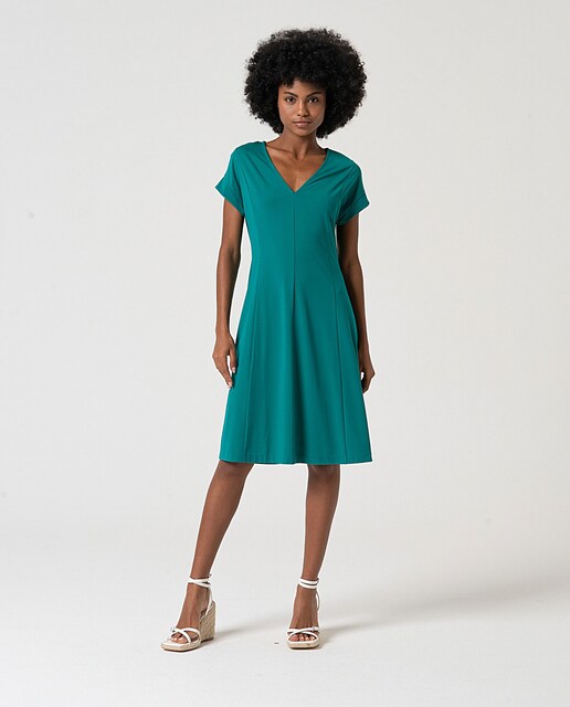 Imagen 0 de Vestido elástico básico liso
