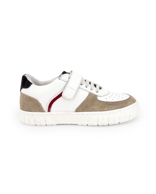 Imagen 0 de Zapatillas de piel de niño multicolor con puntera redonda