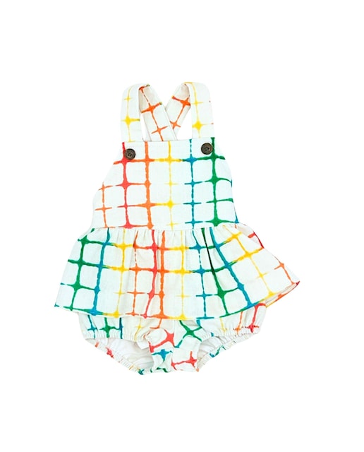 Imagen 0 de Peto de bebé con estampado grande de tirantes