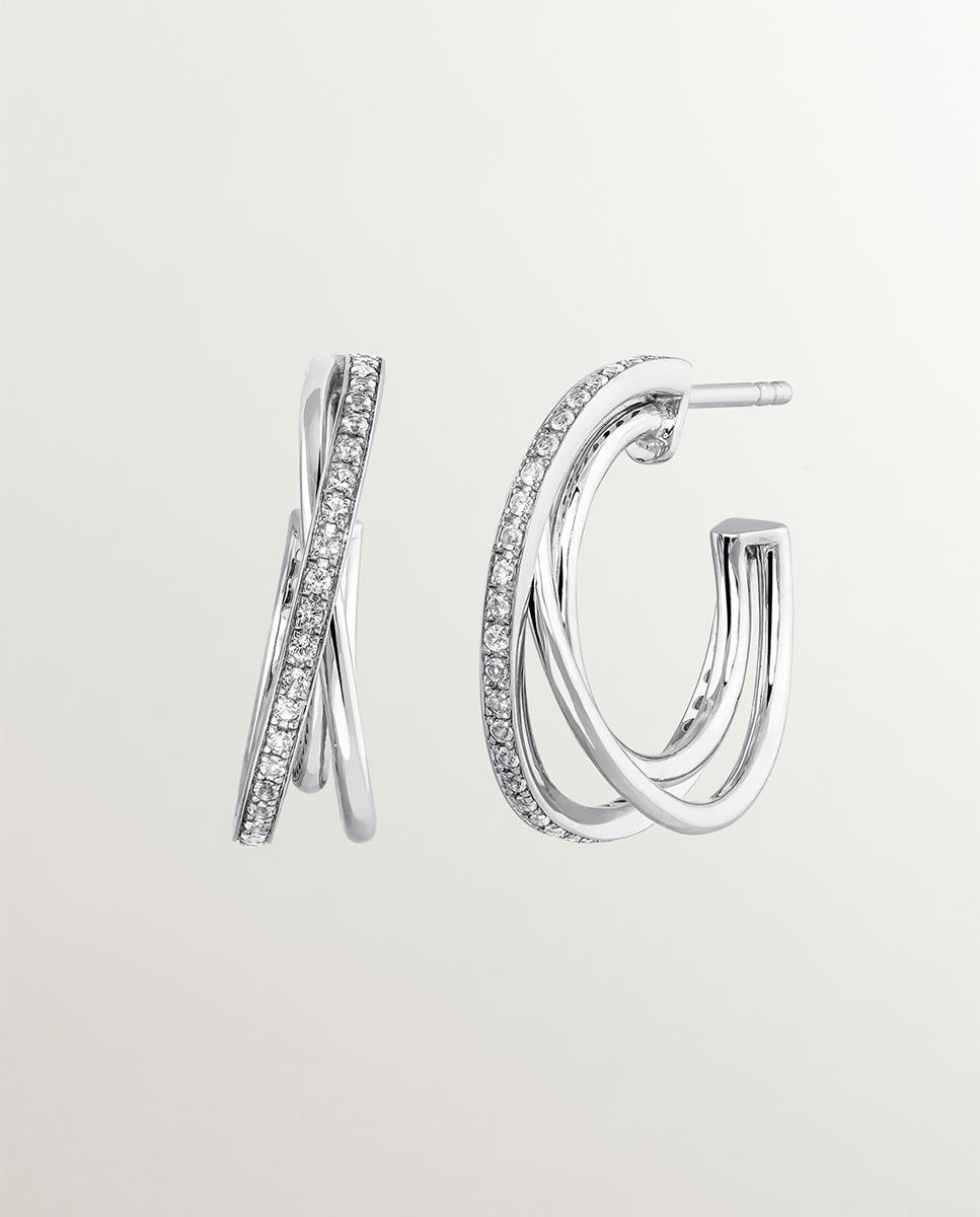 Pendientes De Aro De Plata 925 Con Diseño De Perro Y Niña - Oro Rosa - Joyas Para Amantes De Los Perros - Regalo En Caja Incluida
