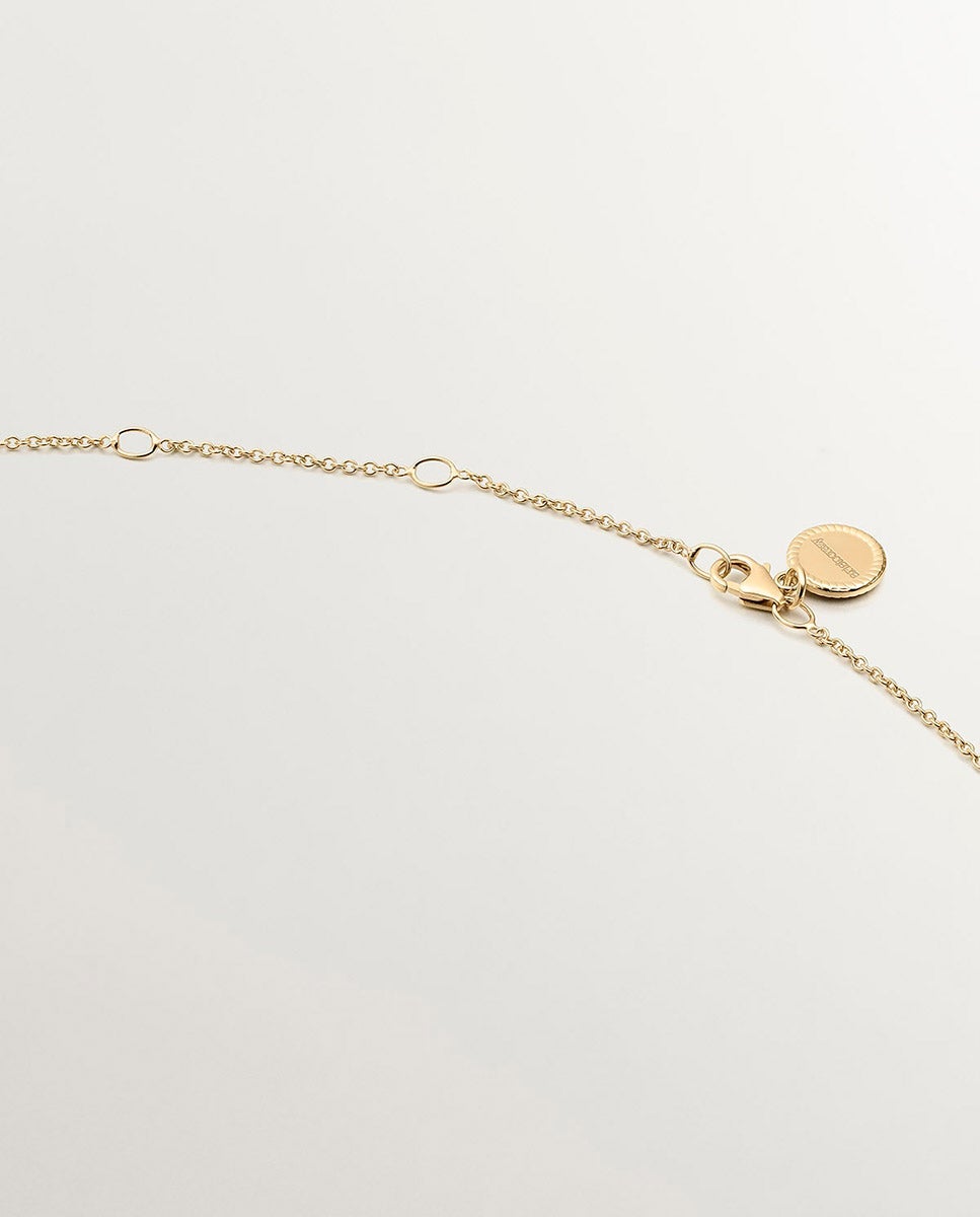 Charm artesanal de plata 925 bañada en oro amarillo de 18k con inicial s - Aristocrazy - Dorado Dorado-5