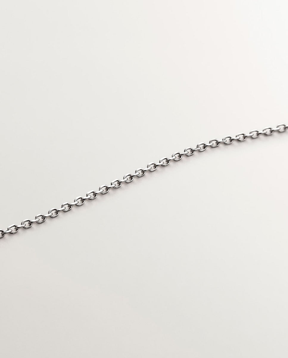 Pulsera de cadena de plata 925 bañada en oro amarillo de 18k con lunas y estrellas - Aristocrazy - Azul Azul-5