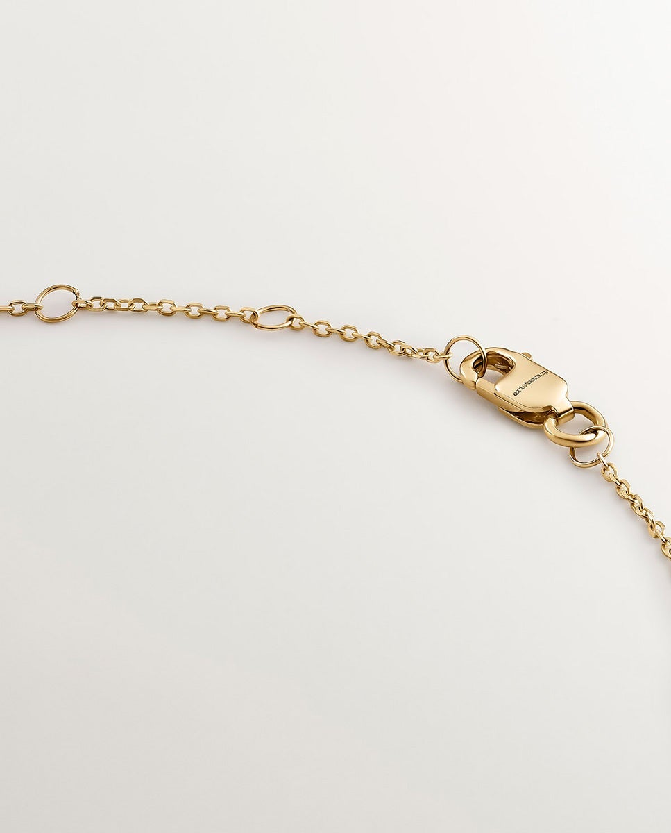 Pulsera de cadena de plata 925 con lunas y estrellas - Aristocrazy - Rojo Rojo-7