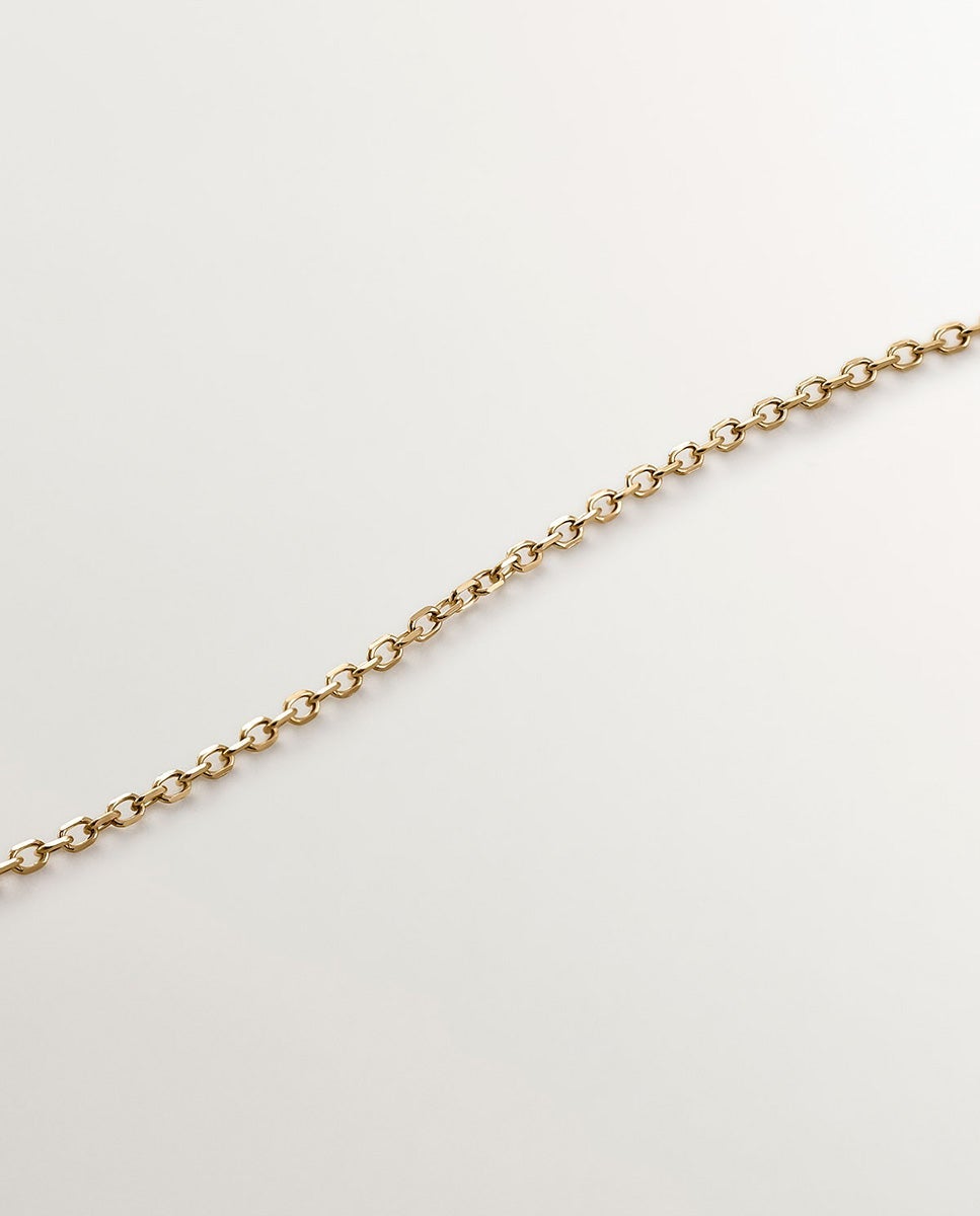 Cadena con colgante de oro amarillo de 9k con zafiro - Aristocrazy - Azul Azul-5