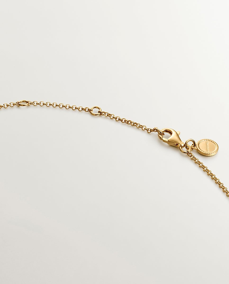 Cadena con colgante de plata 925 bañada en oro amarillo de 18k con alas - Aristocrazy - Dorado Dorado-6