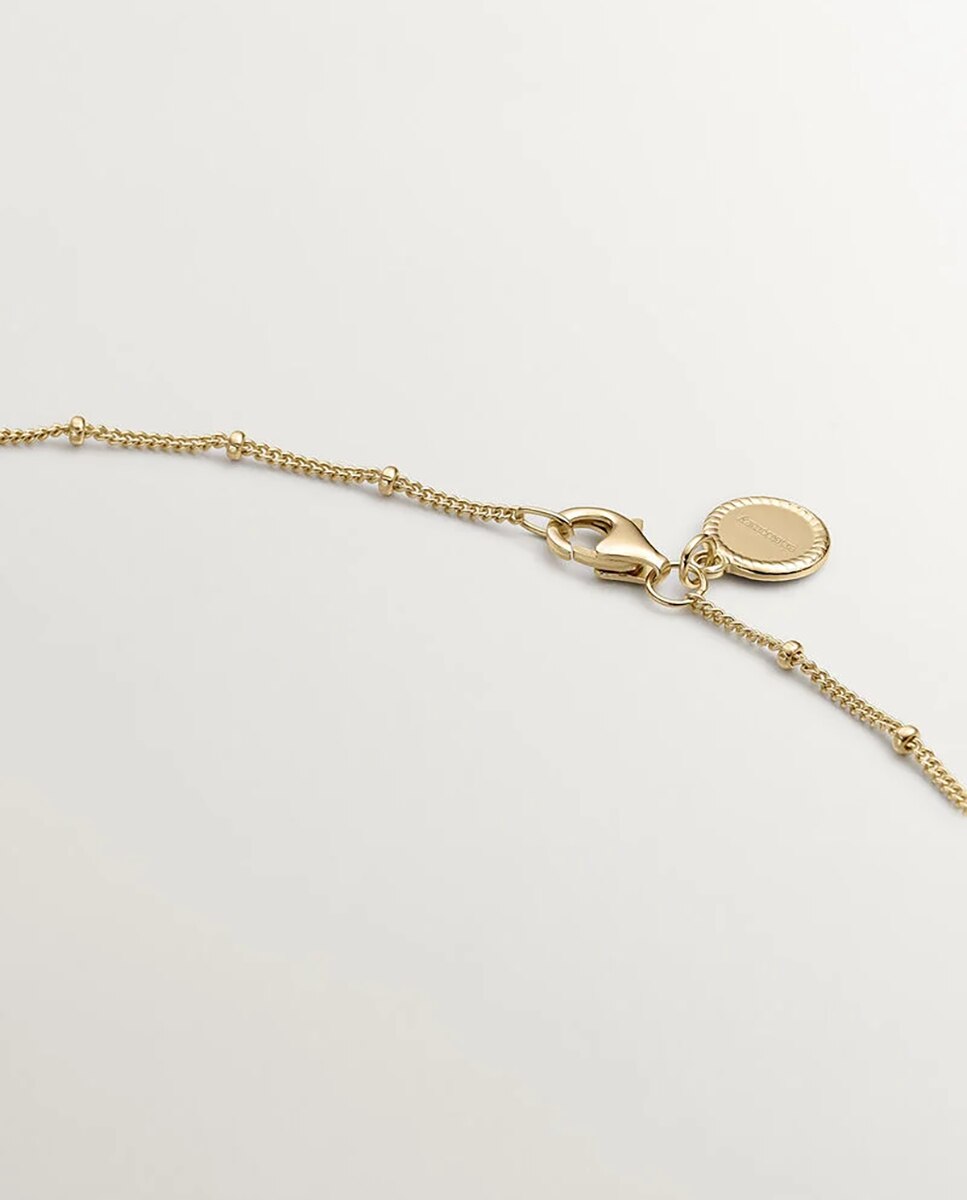 Charm de plata 925 y topacios blancos inicial p - Aristocrazy - Dorado Dorado-3