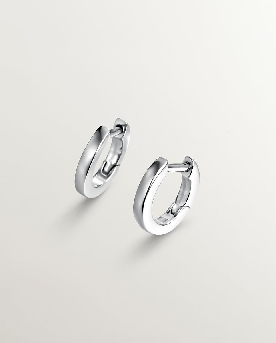 Imagen 0 de Pendientes de aro pequeños de plata 925 Plata