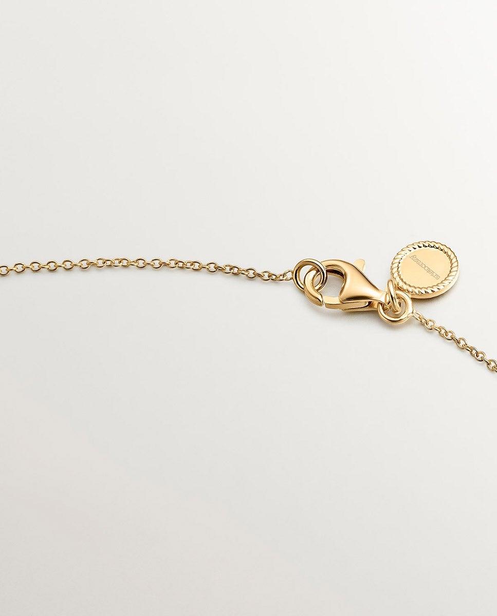 Cadena con colgante de plata 925 bañada en oro amarillo de 18k con cruz - Aristocrazy - Dorado Dorado-7