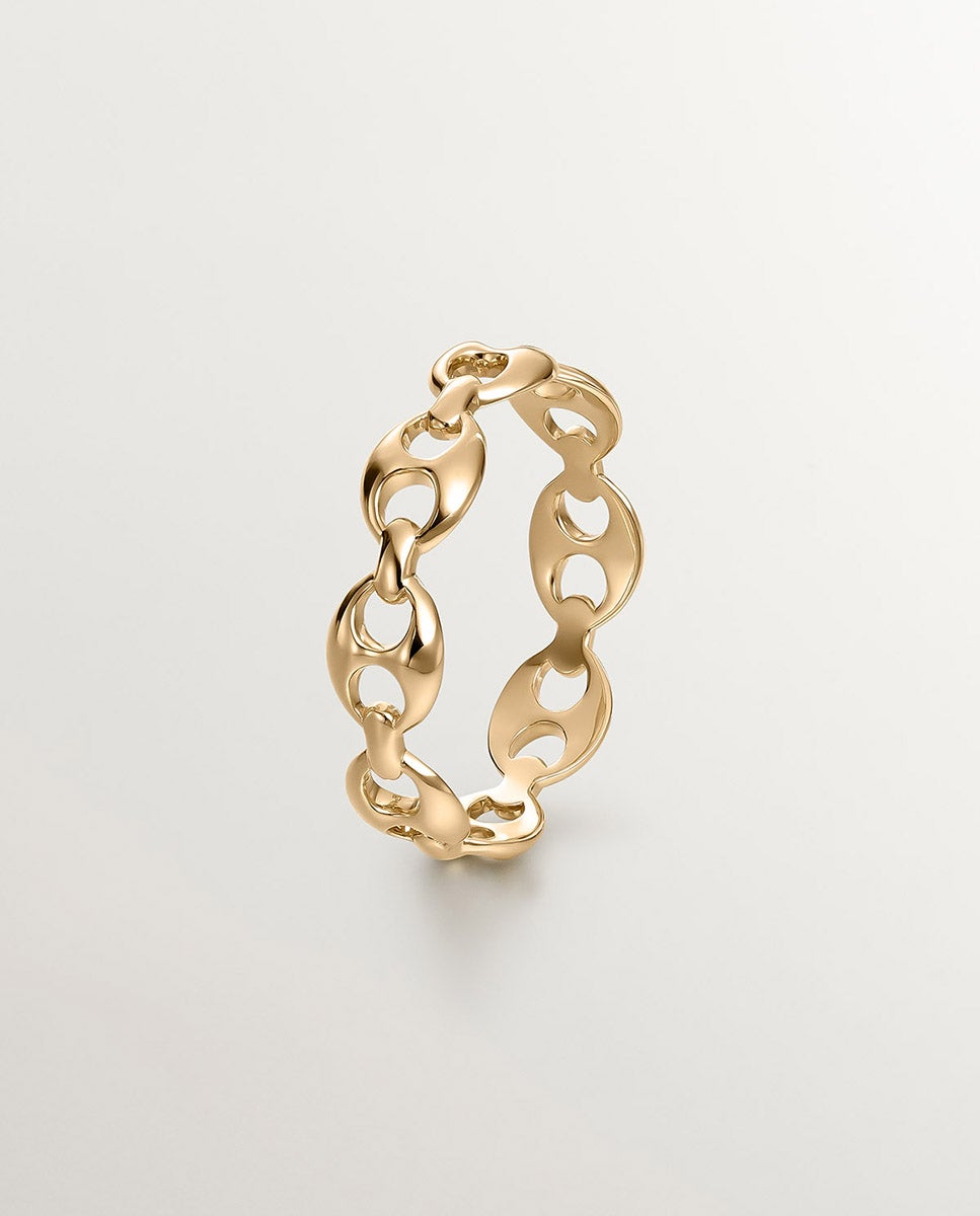 Anillo de amarillo de 9k con calabrotes - Aristocrazy - Oro Oro-1