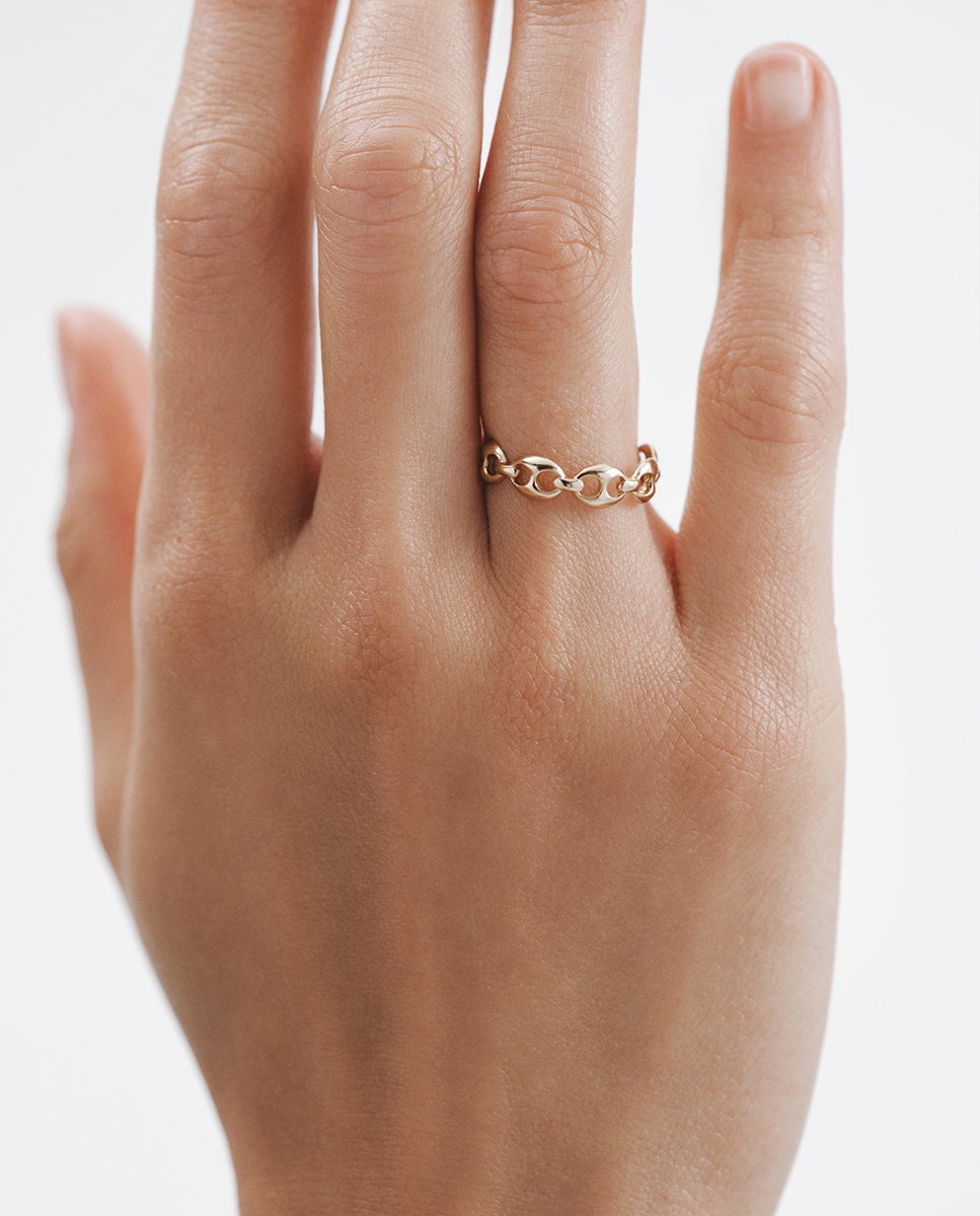 Anillo de amarillo de 9k con calabrotes - Aristocrazy - Oro Oro-2