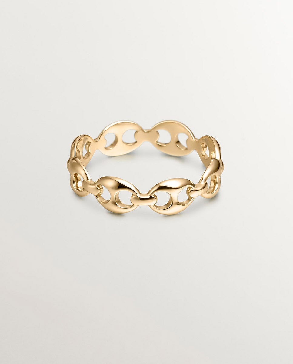 Anillo de amarillo de 9k con calabrotes - Aristocrazy - Oro Oro-3