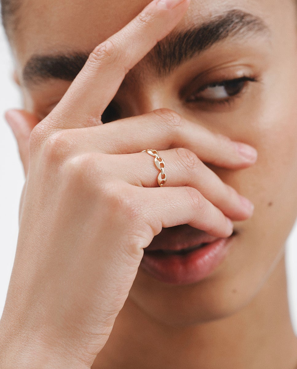 Anillo de amarillo de 9k con calabrotes - Aristocrazy - Oro Oro-5