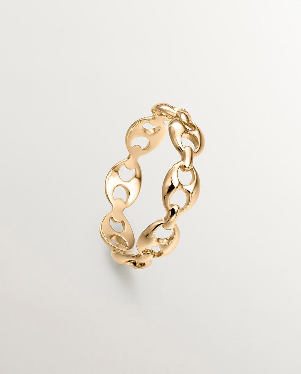 Anillo de amarillo de 9k con calabrotes - Aristocrazy - Oro Oro-6