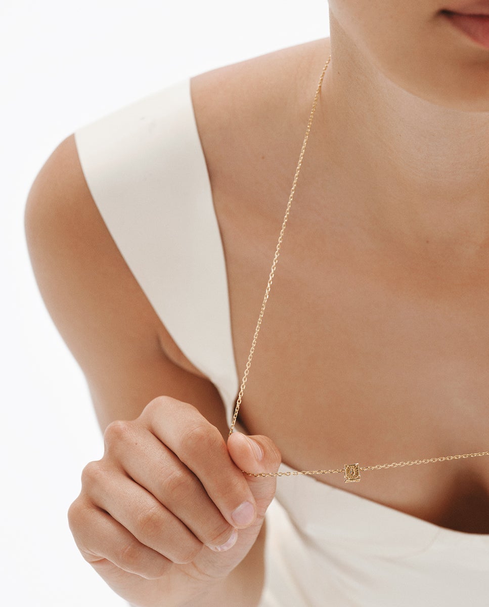 Charm de plata 925 bañada en de 18k con forma de cubo con números pares - Aristocrazy - Oro Oro-2
