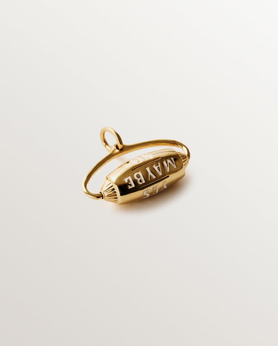 Colgante de plata 925 bañado en de 18k con esmalte blanco - Aristocrazy - Oro Oro-3