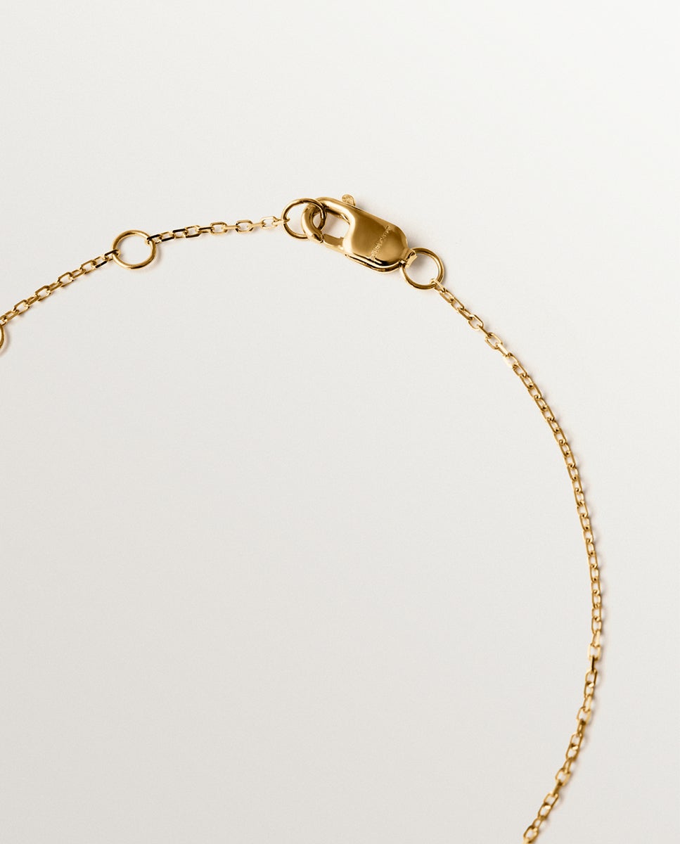 Pulsera de blanco y amarillo de 9k con diamantes - Aristocrazy - Oro Oro-5
