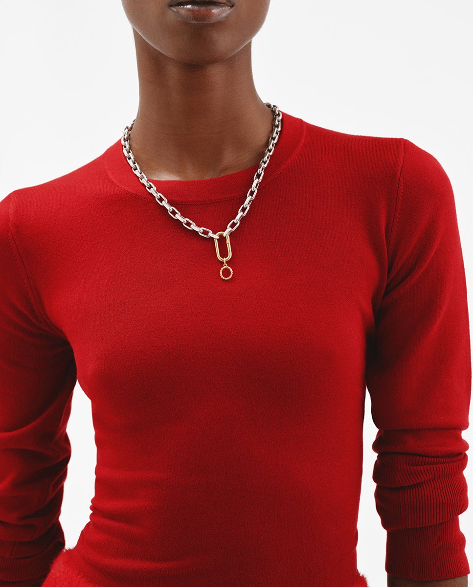 Charm de plata 925 bañada en oro amarillo de 18k con letra o y motivos de esferas - Aristocrazy - Oro Oro-4