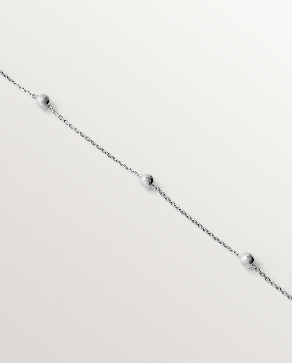 Pulsera de cadena de 925 con motivo de esferas - Aristocrazy - Plata Plata-2
