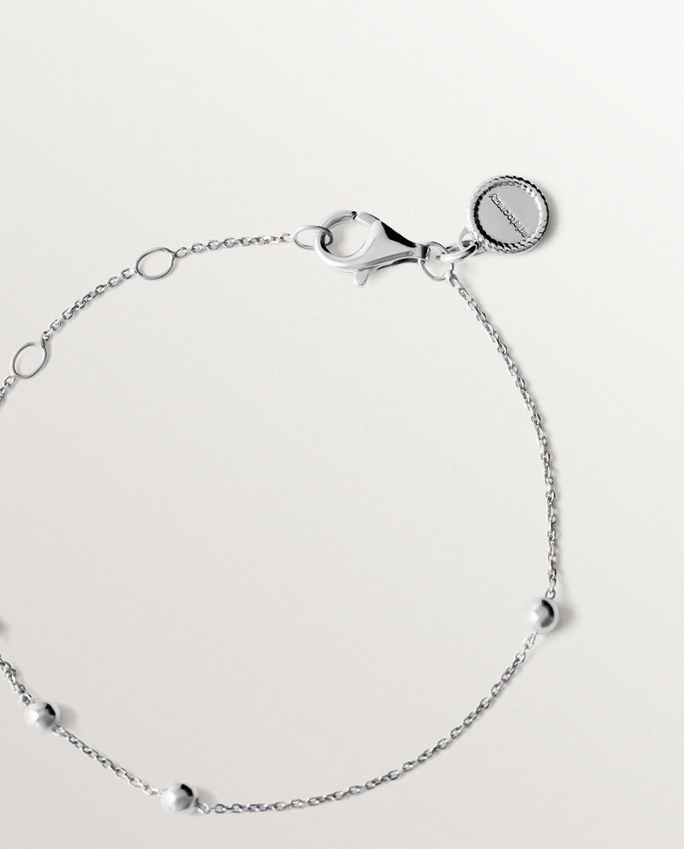 Pulsera de cadena de 925 con motivo de esferas - Aristocrazy - Plata Plata-3