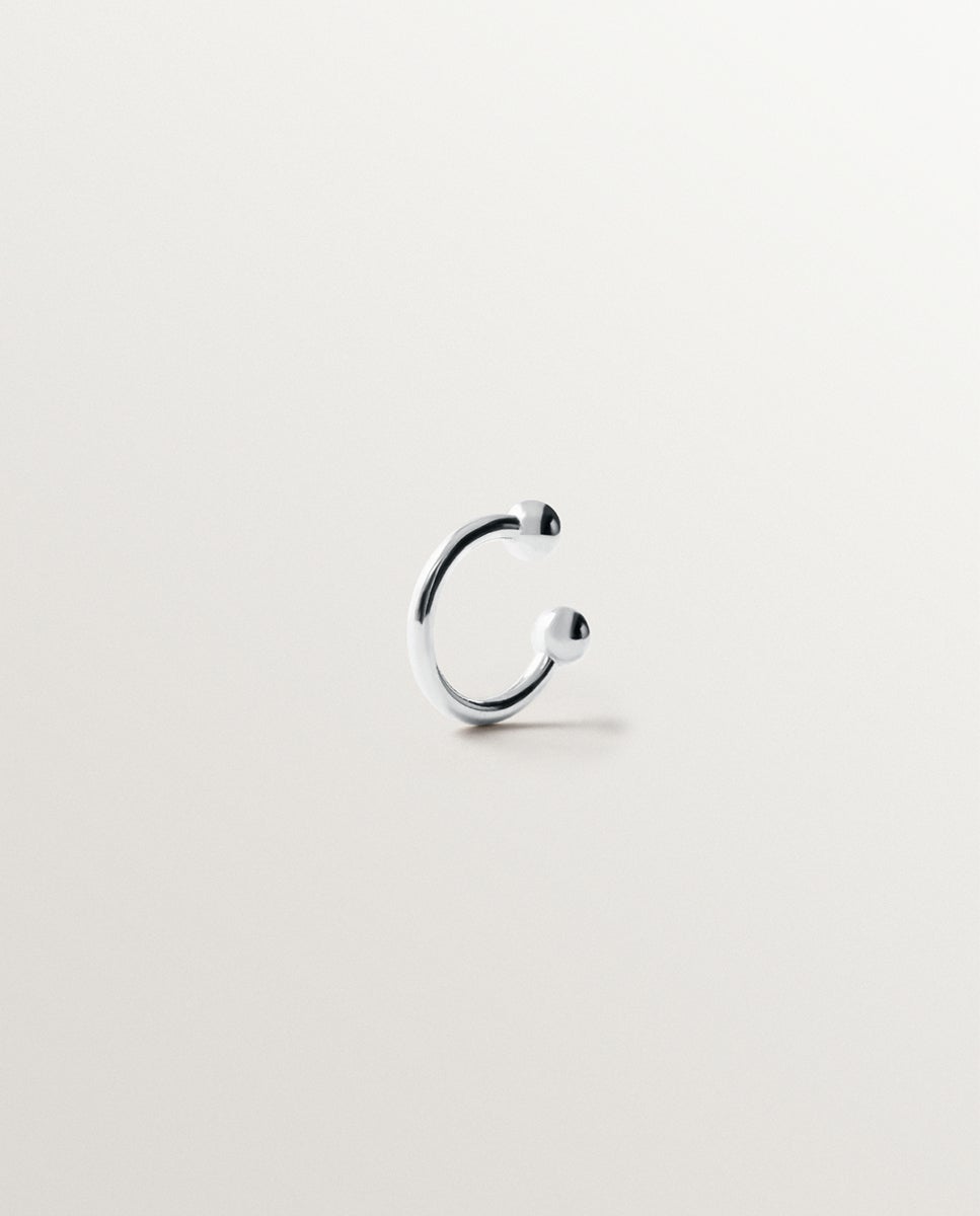 Earcuff liso de plata 925 - Aristocrazy - Plateado Plateado-1
