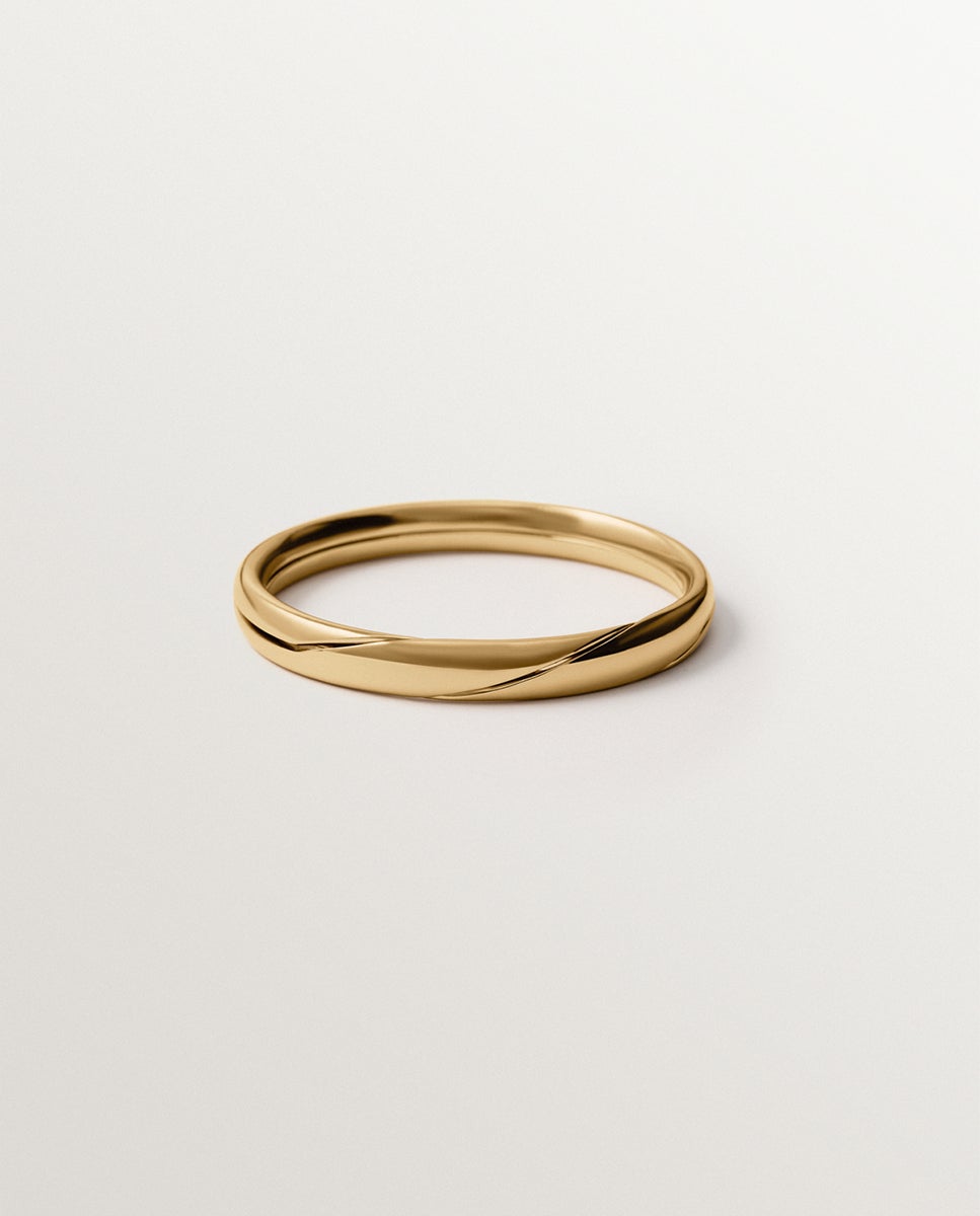 Imagen 0 de Pulsera gimmel bañada en oro amarillo Dorado