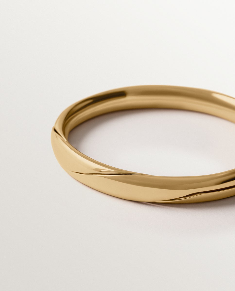 Pulsera gimmel bañada en oro amarillo - Aristocrazy - Dorado Dorado-3