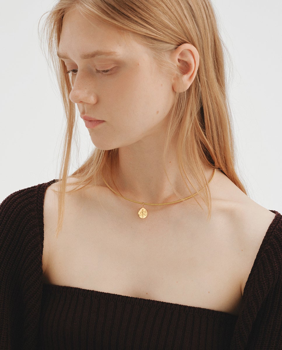 Cadena de acero inoxidable de 42cm bañada en oro amarillo de 18k - Aristocrazy - Dorado Dorado-4
