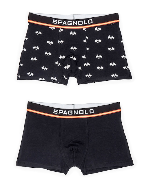 Imagen 0 de Pack dos boxers de hombre punto color negro