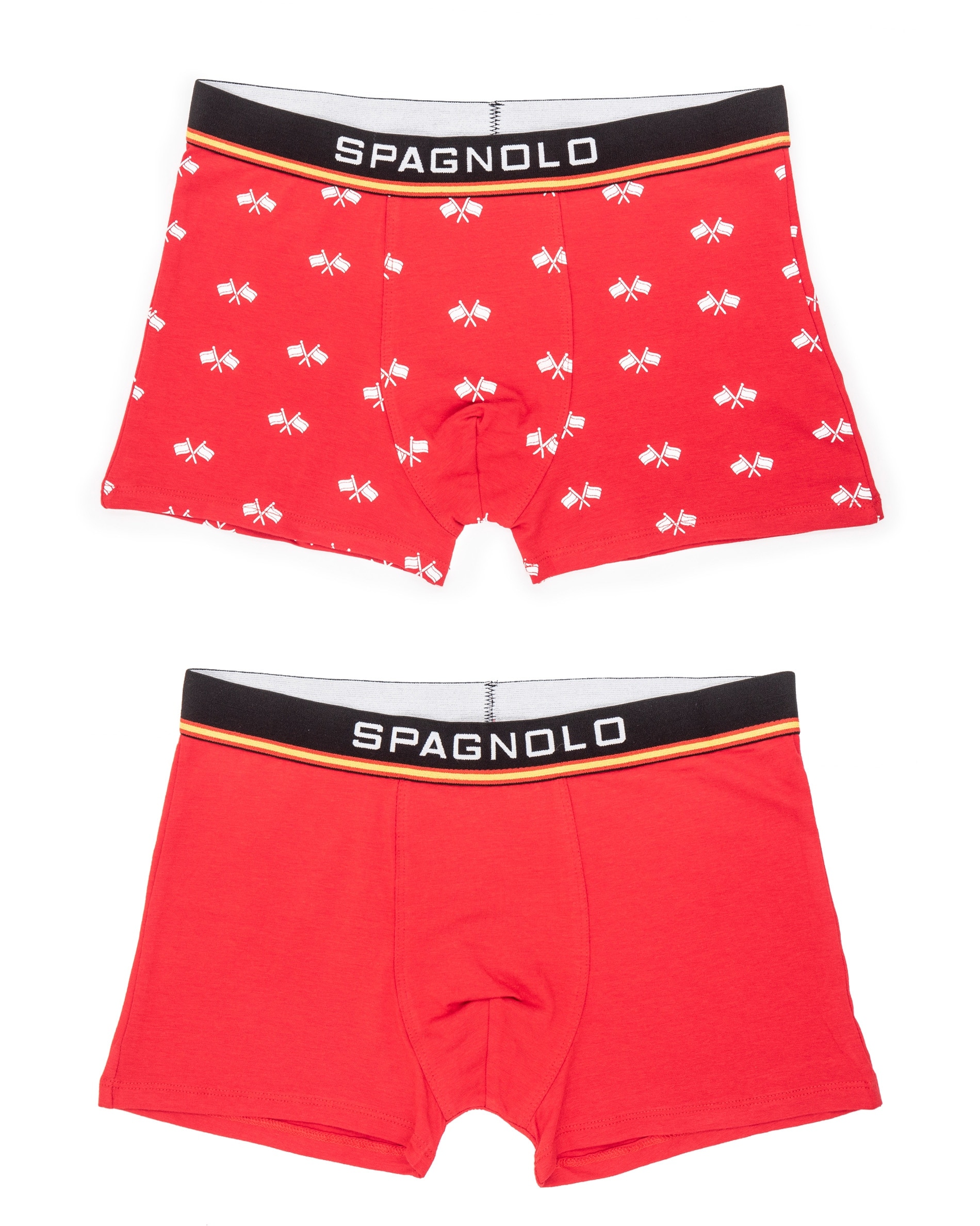 Imagen 0 de Pack dos boxers de hombre punto color rojo Rojo / Blanco