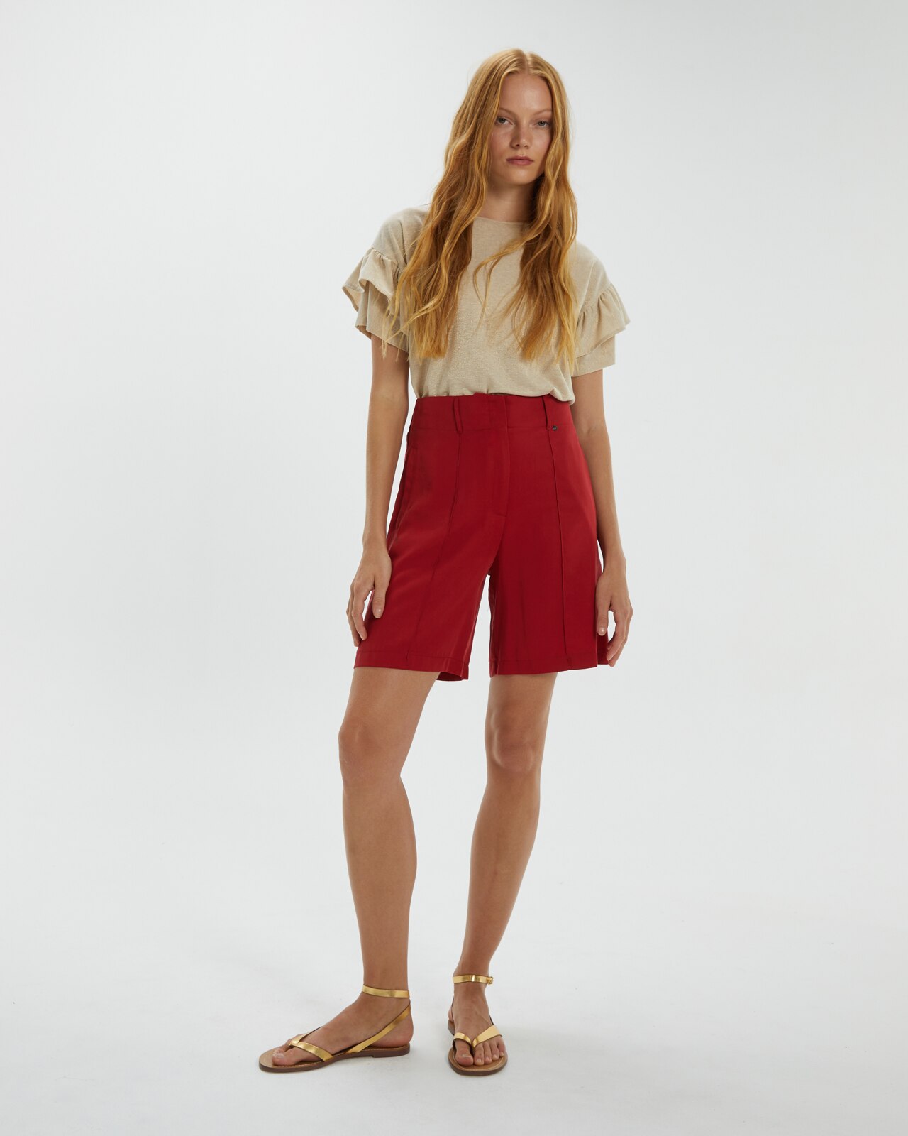 Short y Bermudas Rojos Moda mujer El Corte Ingles