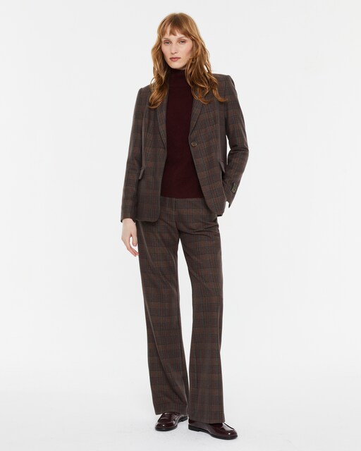 Imagen 0 de Pantalón de campana tiro alto y cintura elástica