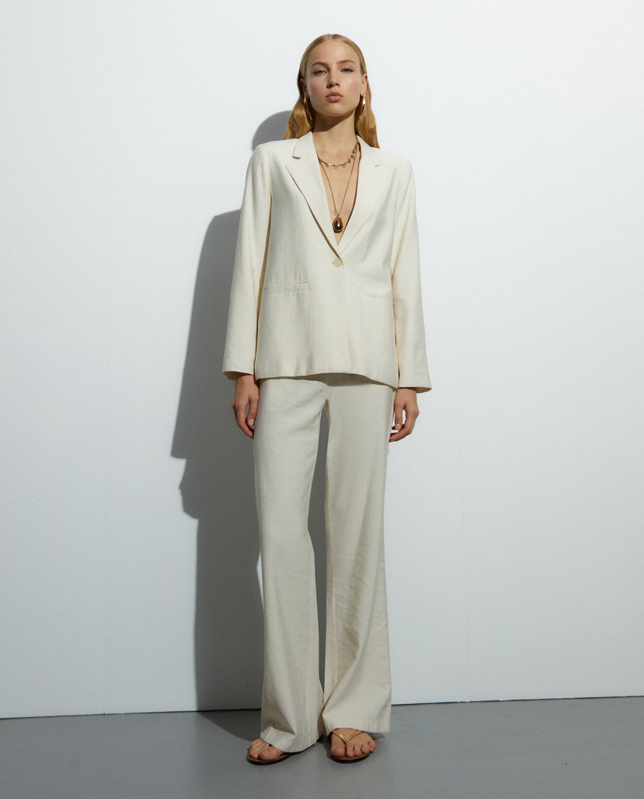 Andam - Blazer de mujer liso.