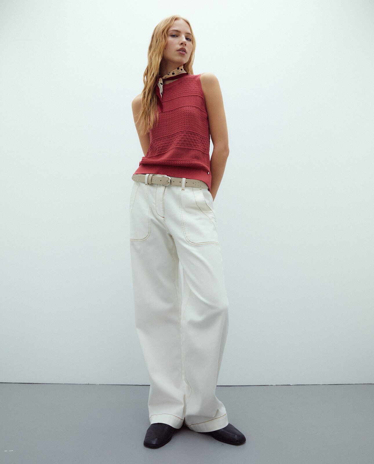 Andam - Jersey de mujer sin mangas.