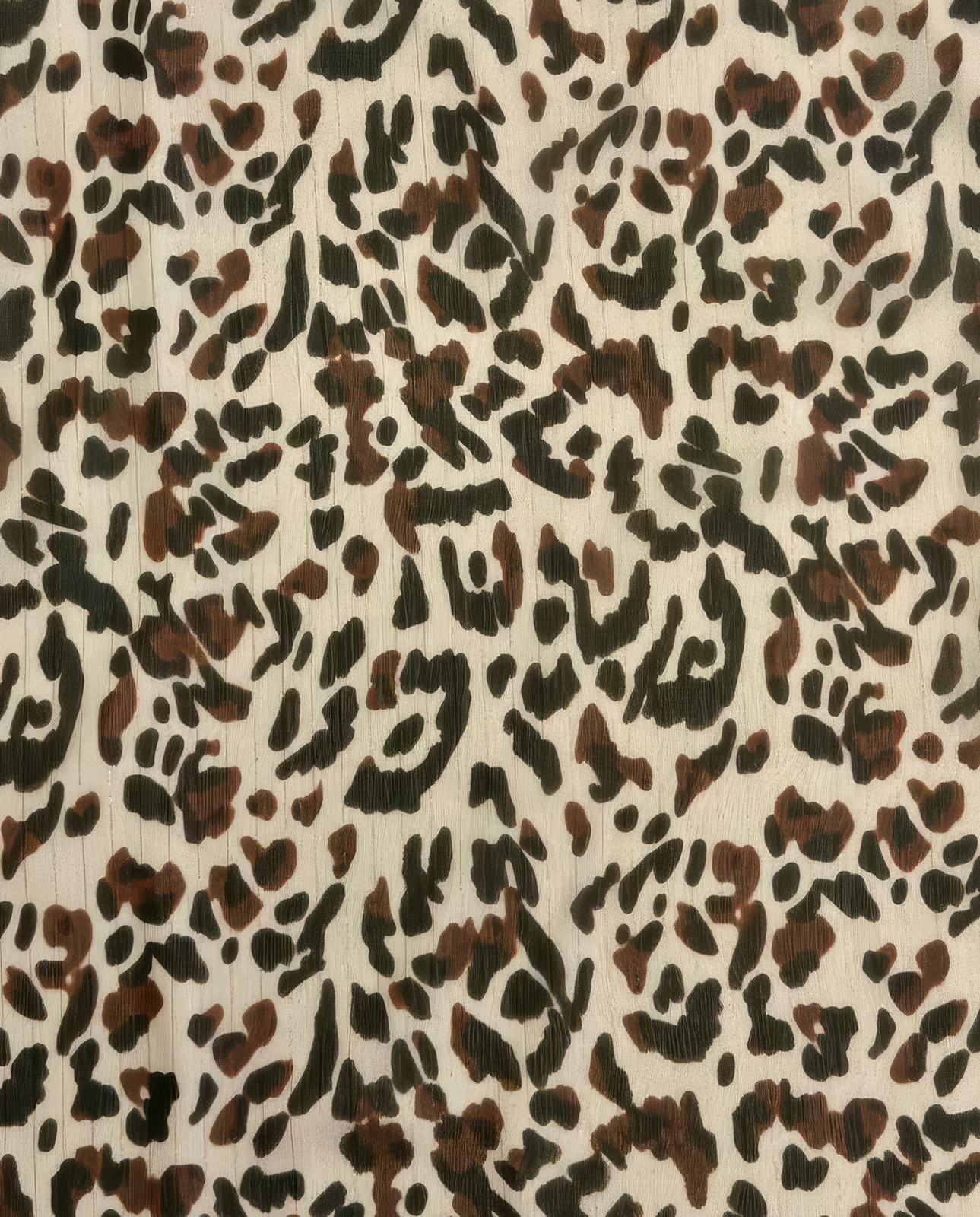 Falda midi estampado animal print - Andam - Marrón Marrón-5