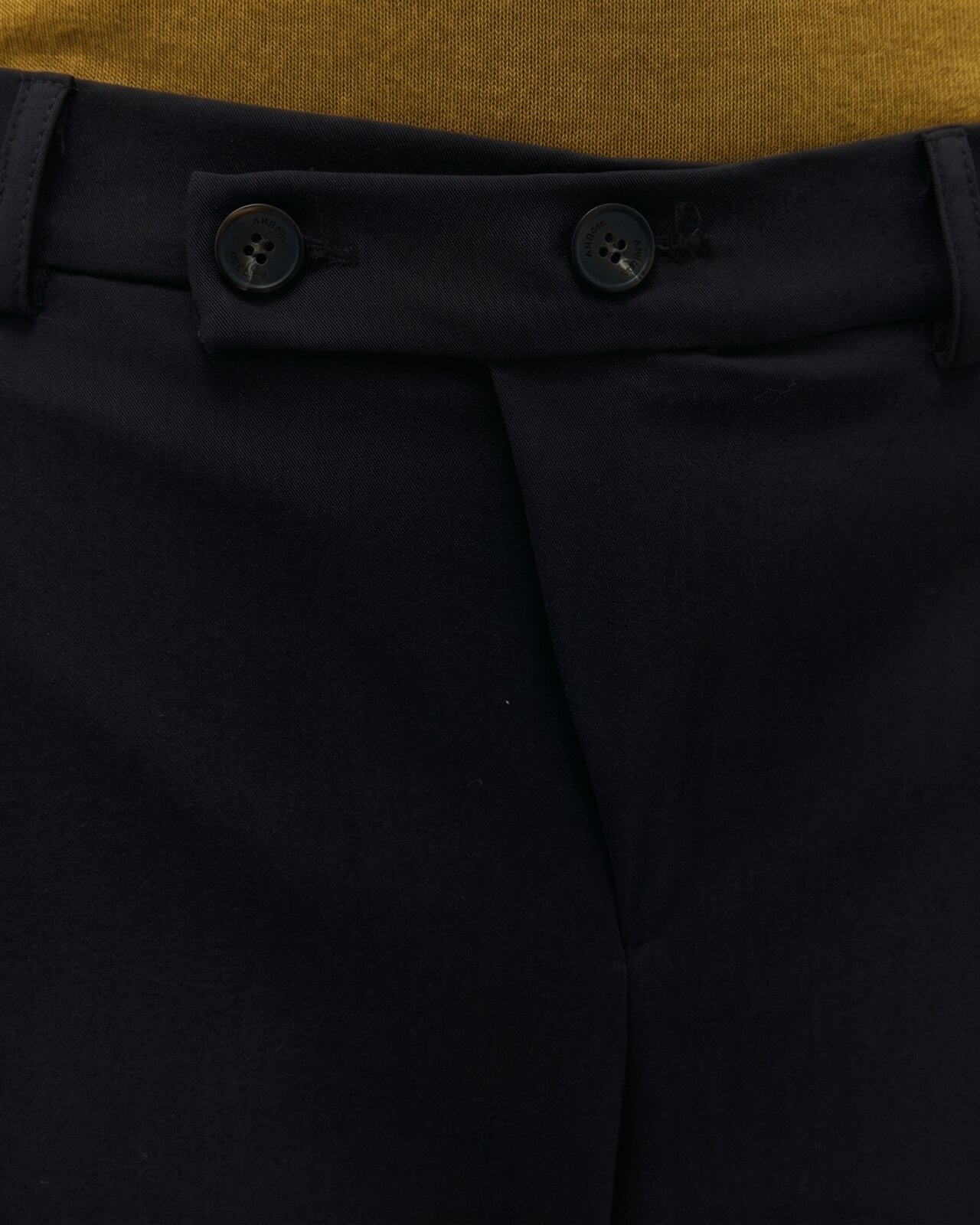 Pantalón recto de mujer elástico - Andam - Negro Negro-5