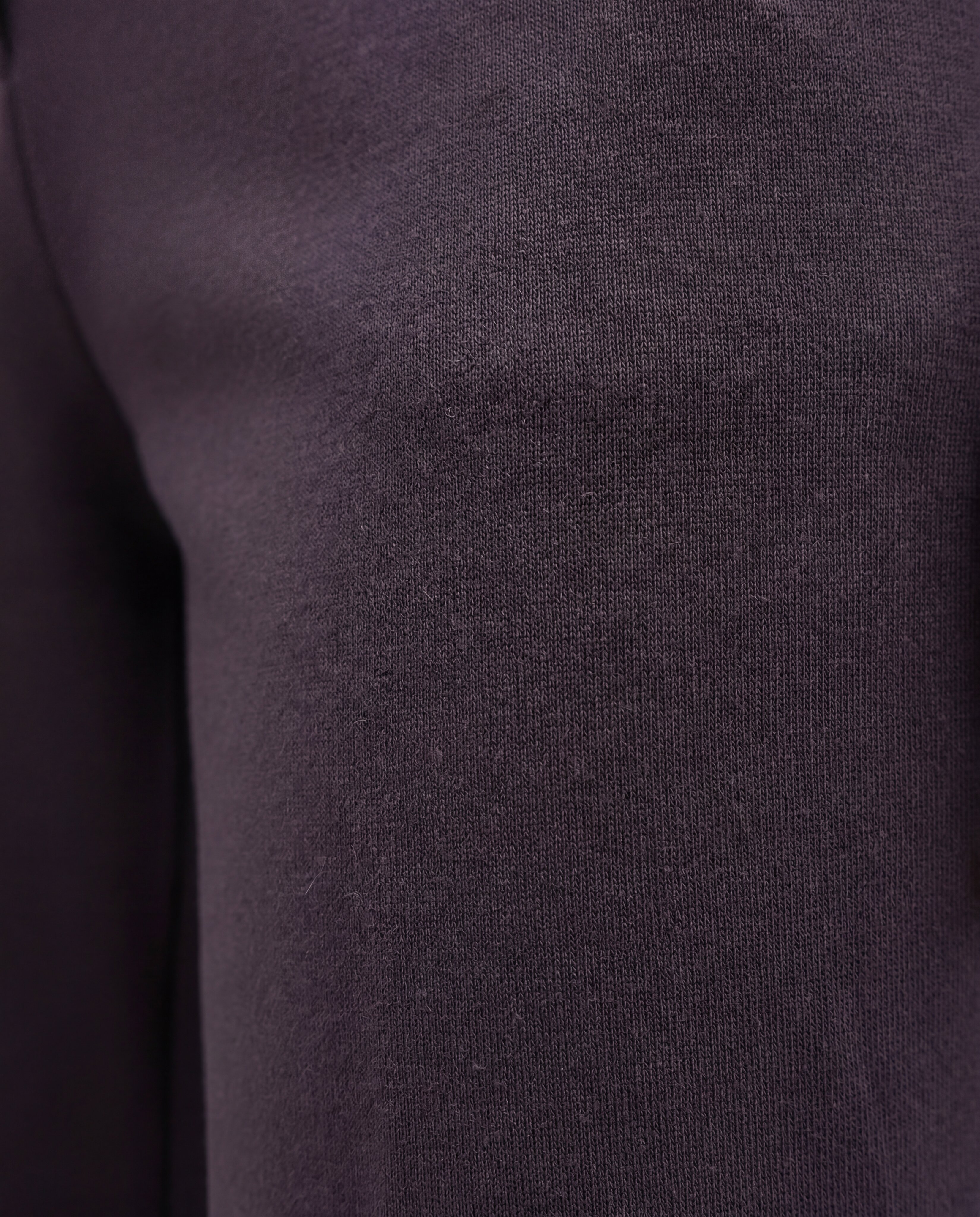 Pantalón recto de mujer punto liso cintura elástica - Andam - Gris Gris-5