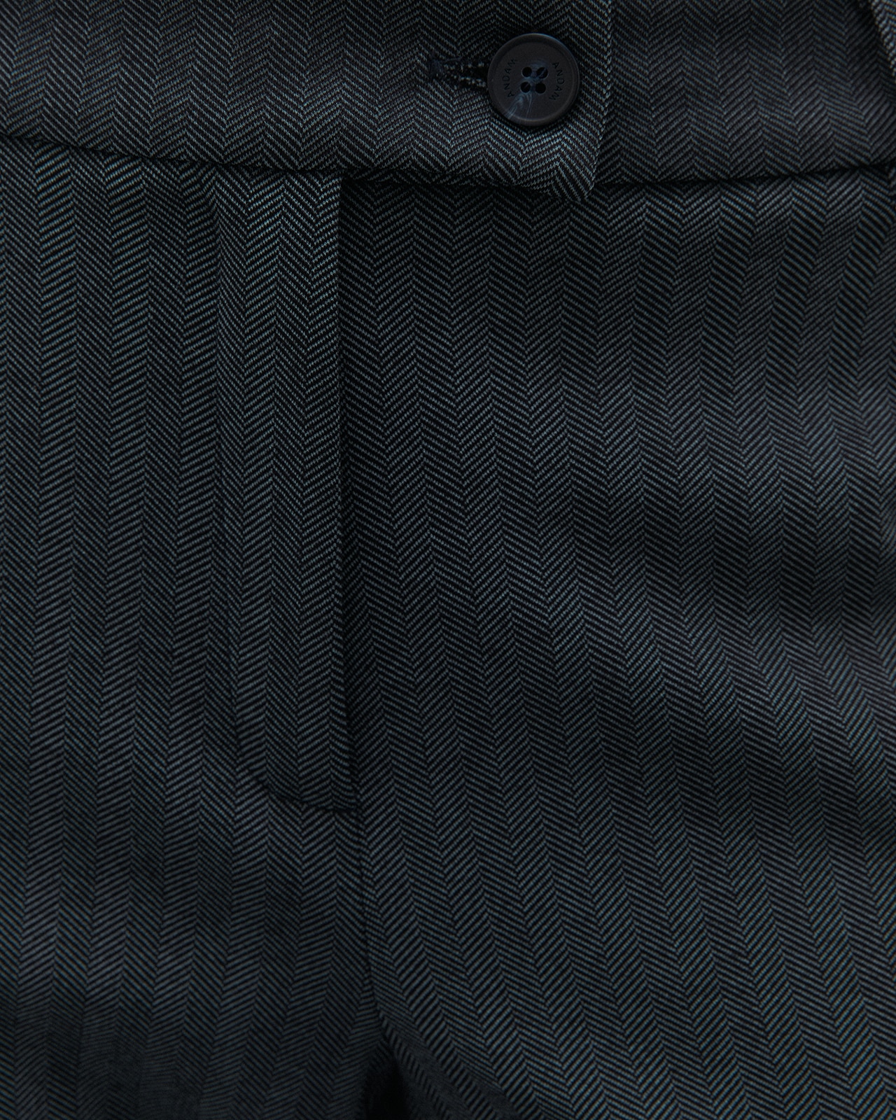 Pantalón recto de mujer de punto cintura elástica - Andam - Azul marino Azul marino-5