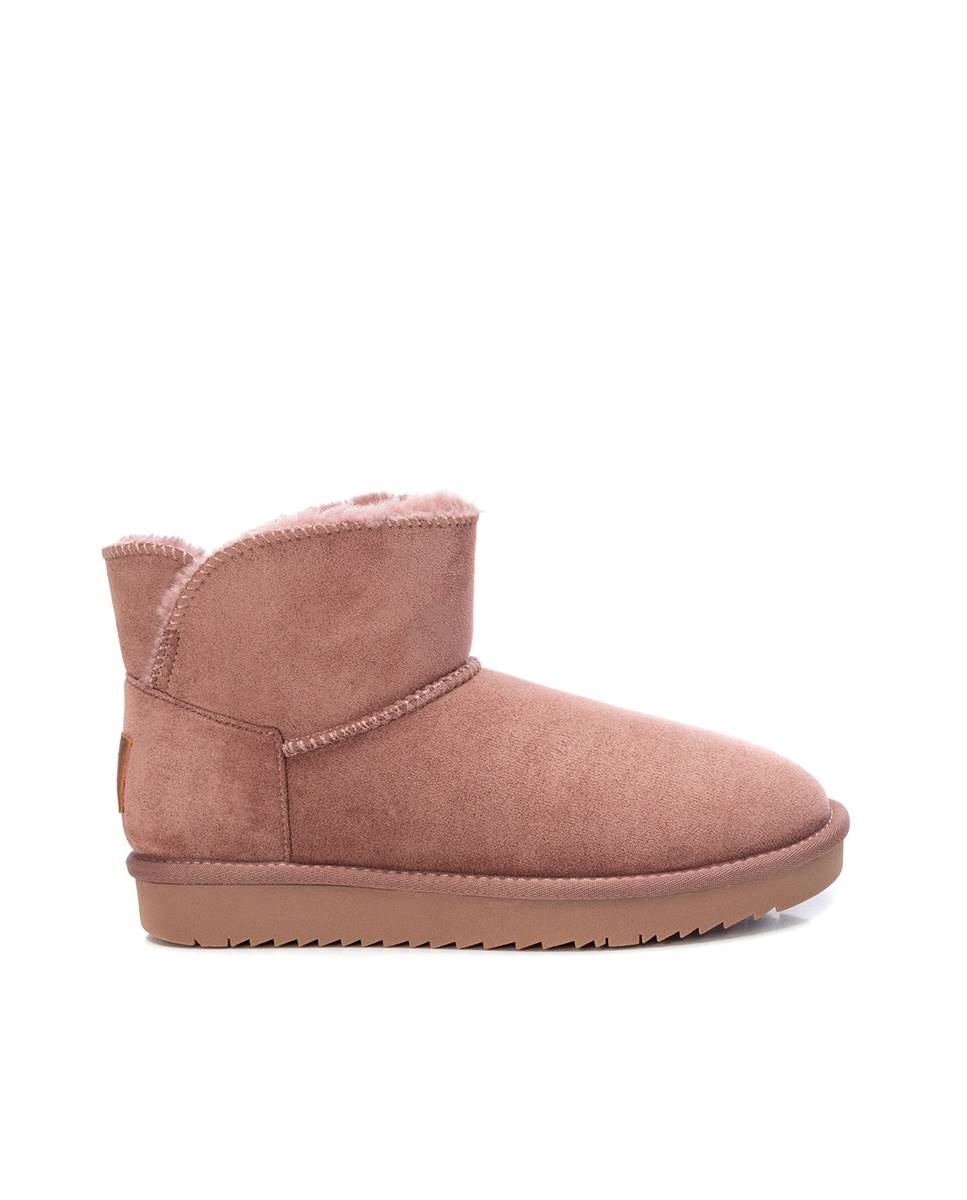 Imagen 0 de Botines con pelo de mujer con pelo interior Nude