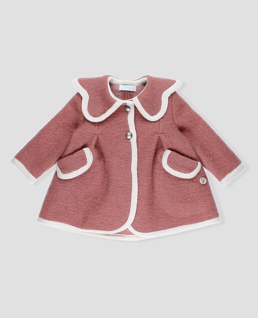 Imagen 0 de Abrigo de niña de lana cocida