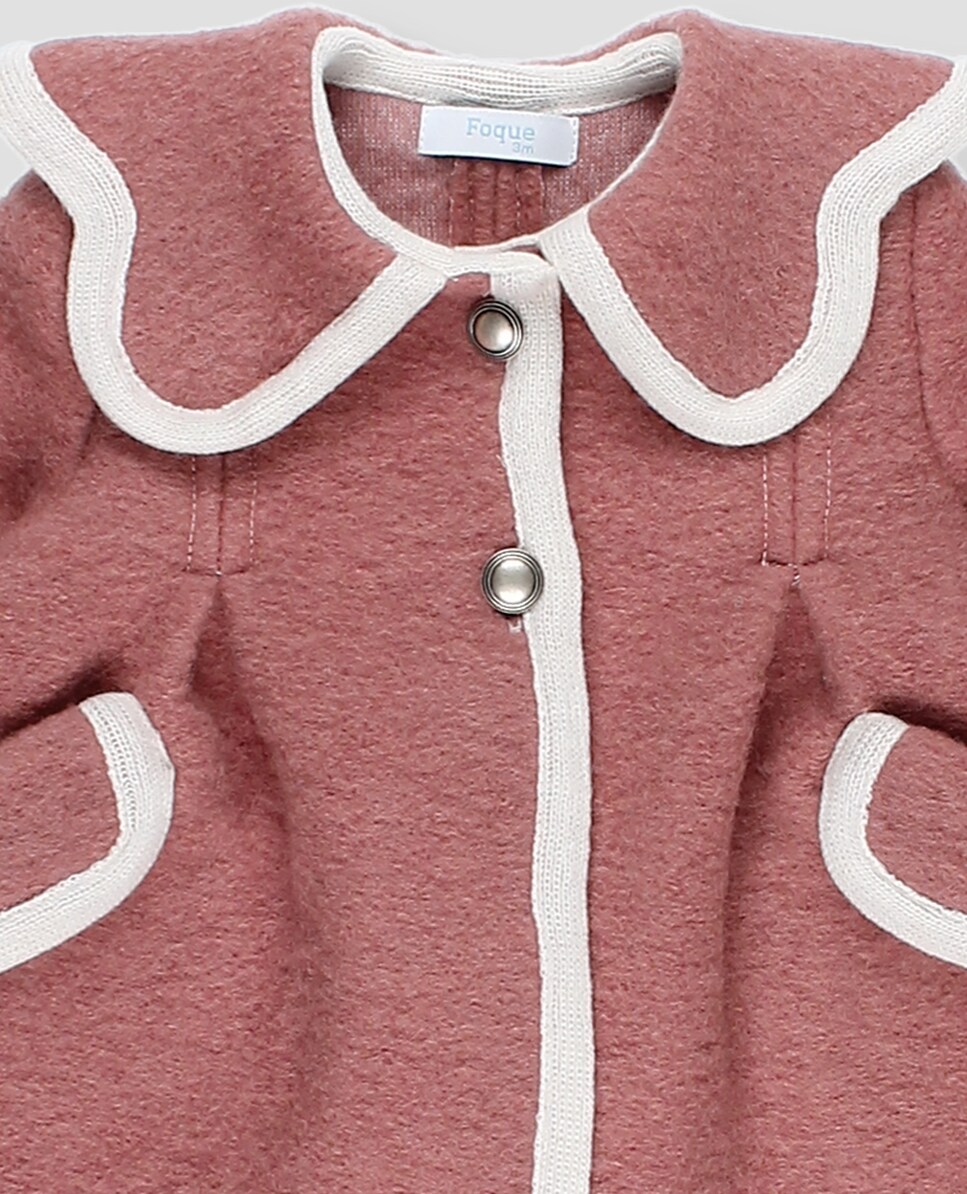 Abrigo de niña de lana cocida · Foque · El Corte Inglés