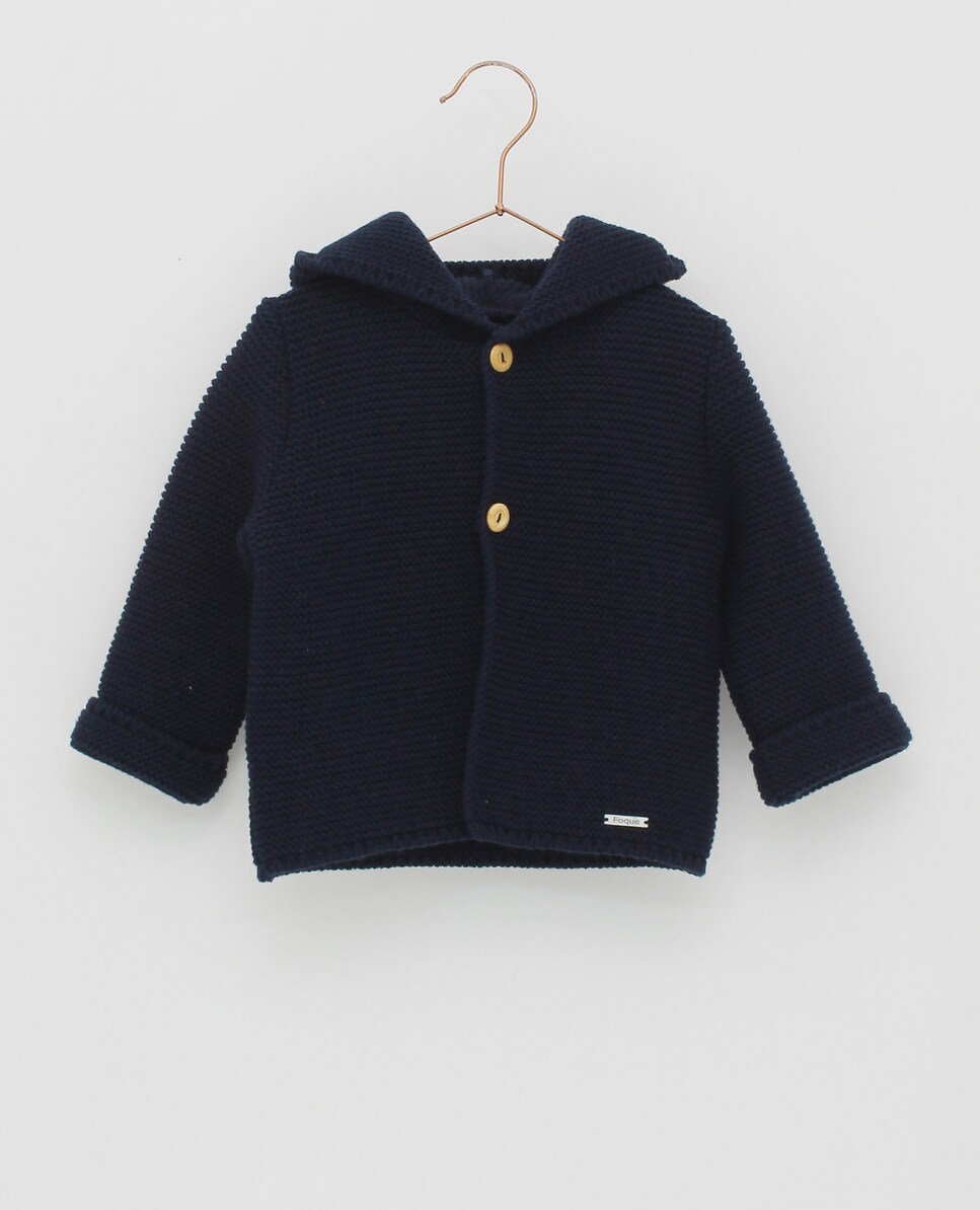 Trenca de punto de bebé con capucha · Foque · El Corte Inglés