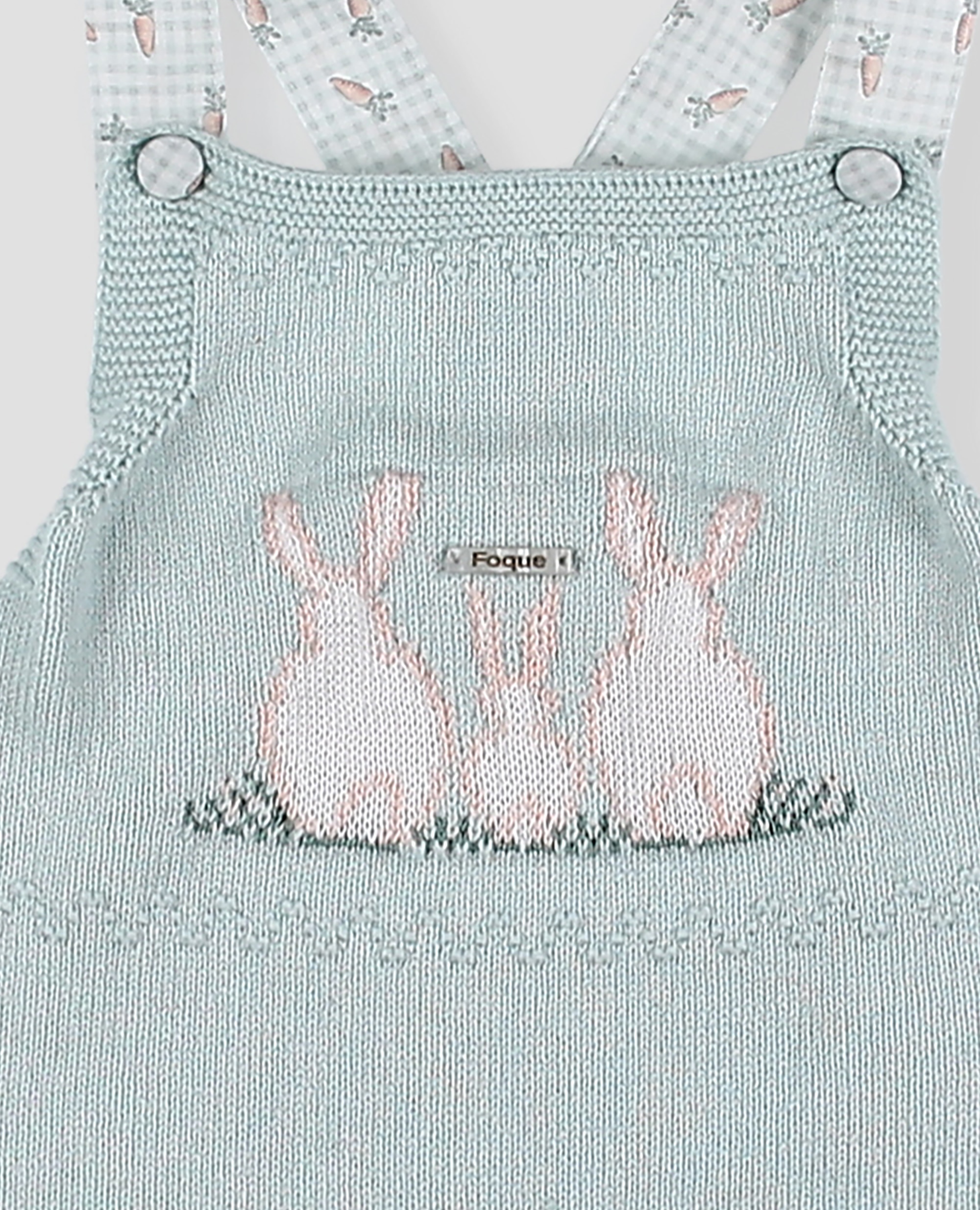 Ranita de punto de algodón unisex - Foque - Azul claro Azul claro-4