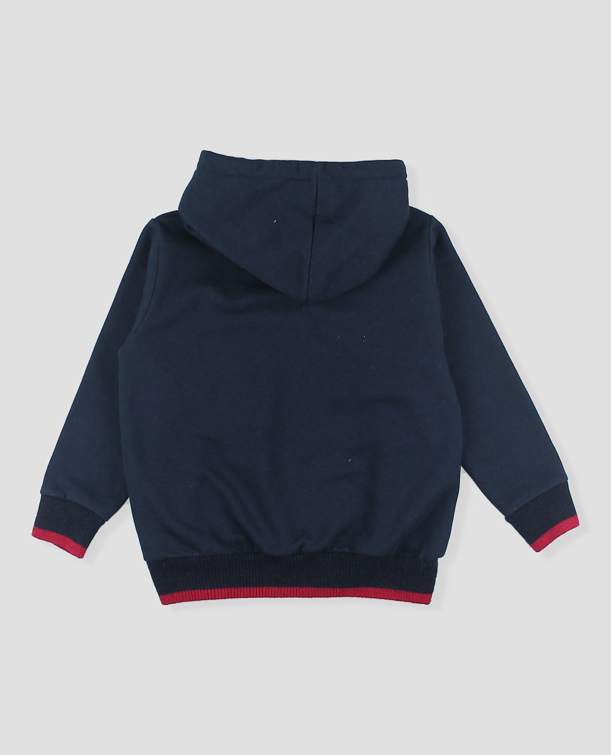Sudadera de bebé niño con capucha y dibujo de soldados - Foque - Azul marino Azul marino-2