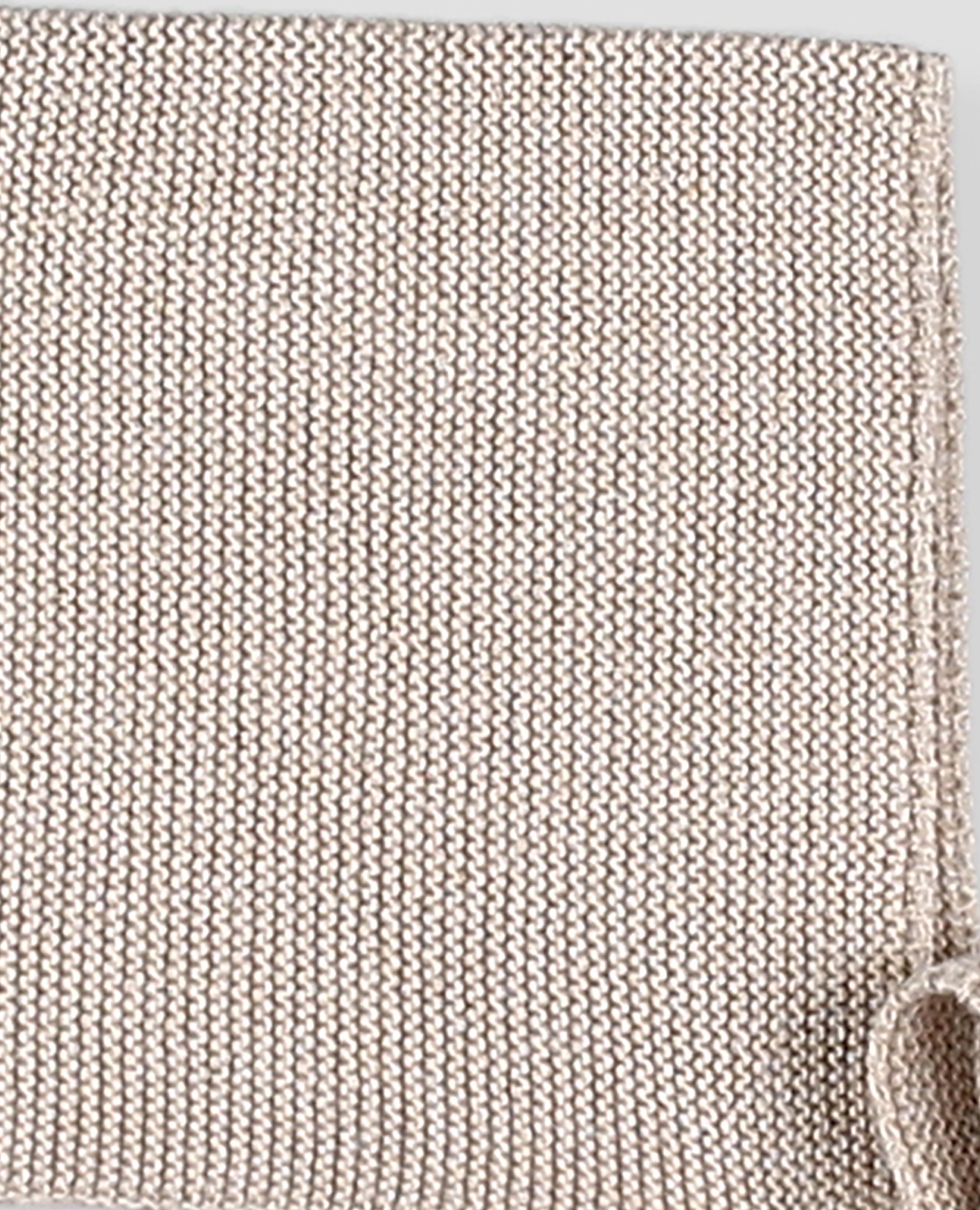 Capota de punto bobo con pompón en la punta y lazada de punto - Foque - Beige Beige-2