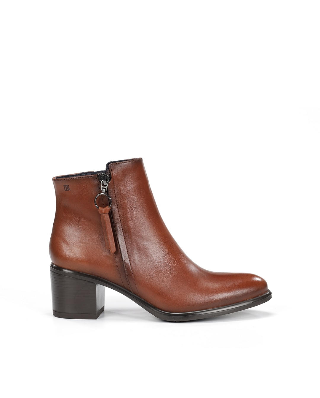Botines de mujer fabricados en piel - Fluchos - Marrón Marrón-1