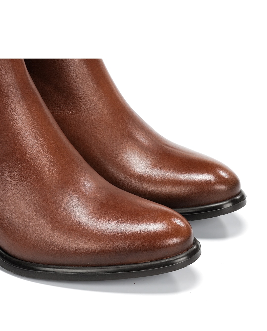 Botines de mujer fabricados en piel - Fluchos - Marrón Marrón-6